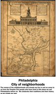 Map published in 1752 of Philadelphia and parts adjacent that lists the number of dwellings in Philadelphia in the year 1749 as 2076 plus the public building.  There is also an image of the stathouse, now independance hall