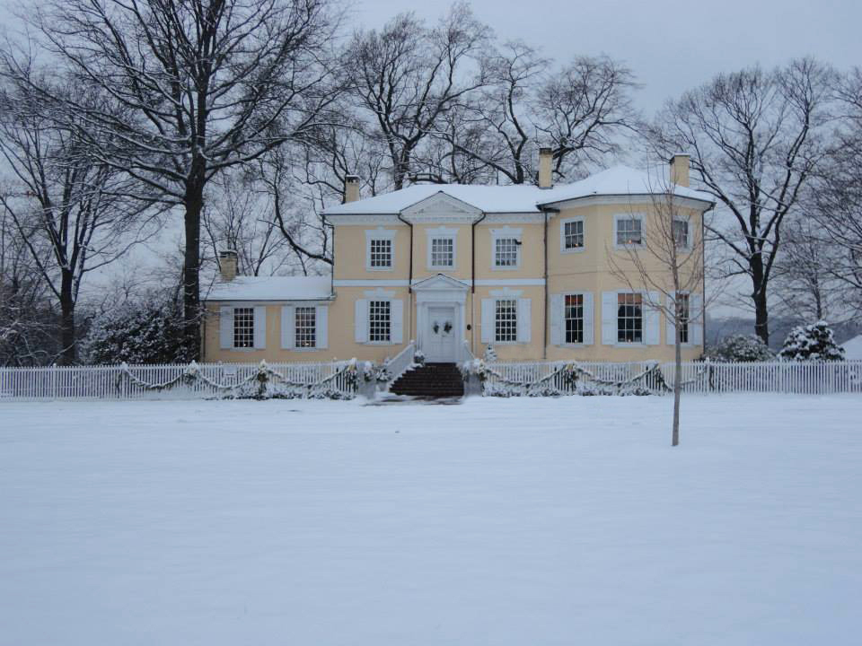Laurel Hill Mansion in the Snow