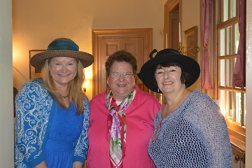 Photograph of guests at the 2016 Spring Tea at Laurel Hill Mansion in Fairmount Park, Philadelphia PA